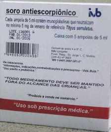 suero antiescorpionico