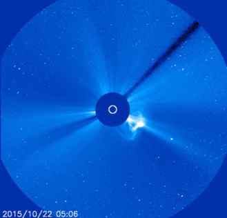 solar flare 22 oct 2015