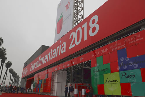 fachada feria expoalimentaria 2018