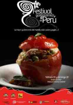 afiche festival gastronomico Peru Bolivia