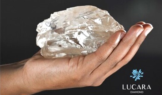 diamante blanco gigante Botsuana ago 2024