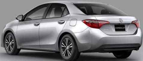 Toyota Corolla oct 2016 posterior