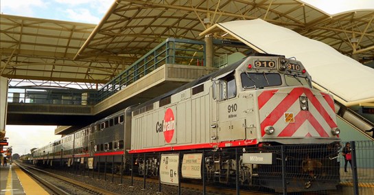 caltrain EMD F40PH 2