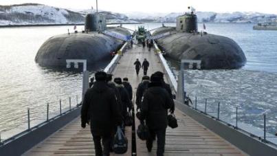 ingreso a submarino Peninsula Kola