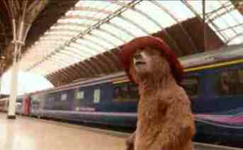 Paddington at train station