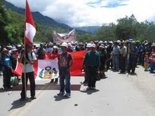 bloqueo carretera mineros art apurimac