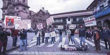 contra Keiko Fujimori Cusco 2016