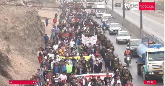 transportistas marchan seguridad oct 2024