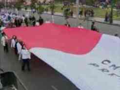 marcha medicos bandera