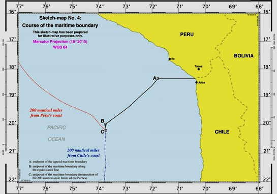 limite maritimo sur