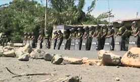 policias vigilan carretera nazca