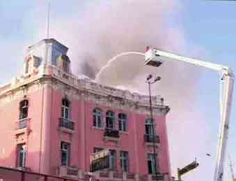 incendio plaza dos de mayo