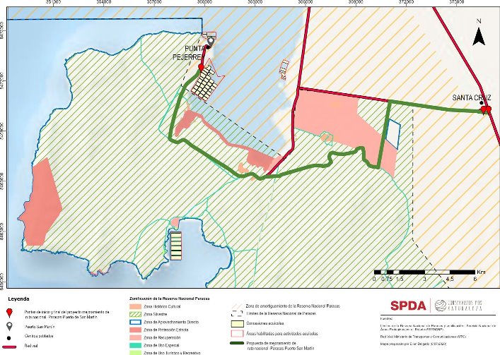 Puerto Paracas trazo mapa 08 07 2020 