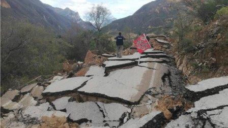 deslizamiento en Culluchaca Huari