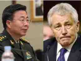 Wang Guanzhong Chuck Hagel