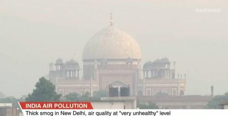 Taj Mahal smog