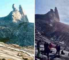 monte  Kinabalu tras sismo