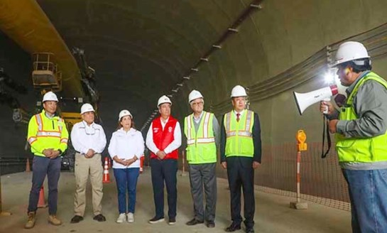 Boluarte tunel Chancay jun 2024