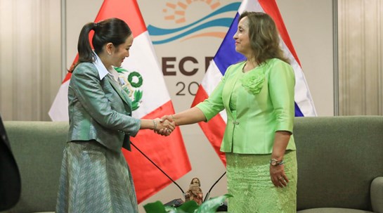 Dina Boluarte Paetongtarn Shinawatra APEC nov 2024