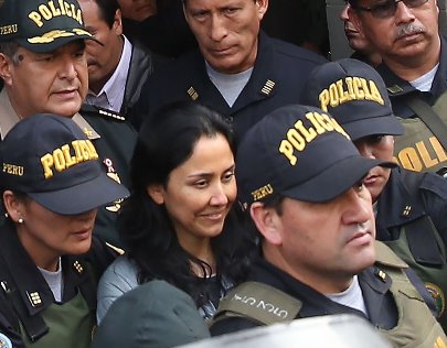 Nadine Heredia detenida