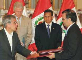 ollanta humala bill clinton