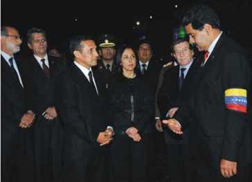 ollanta humala funeral chavez