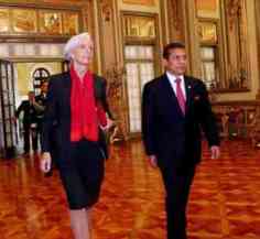 Ollanta Humala Christine Lagarde