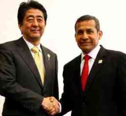 Ollanta Humala Shinzo Abe