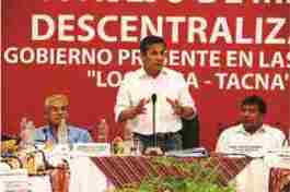 Ollanta Humala consejo descentralizado Tacna