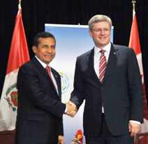 ollanta humala stephen harper