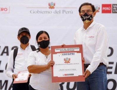 Vizcarra titulos cofopri Lambayeque