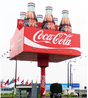 Coca cola punto visual