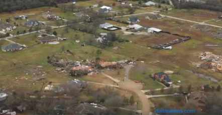 Texas devastacion tornado dic 2015 Midlothian