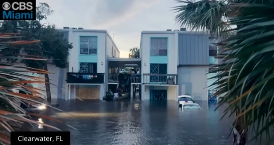 inundacion huracan Milton Miami oct 2024