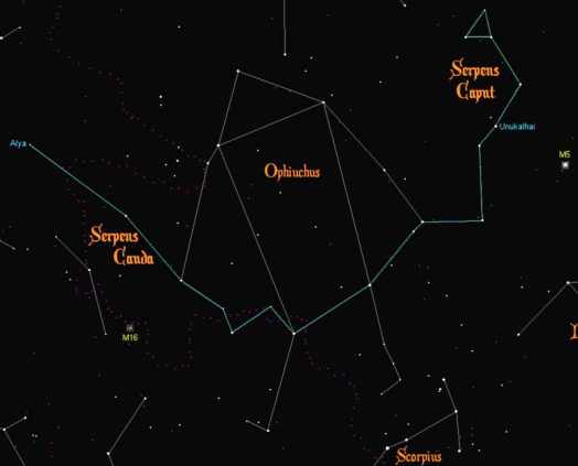 constelacion serpens