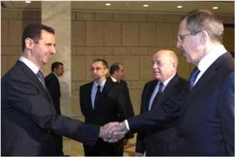 bashar al assad sergei lavrov