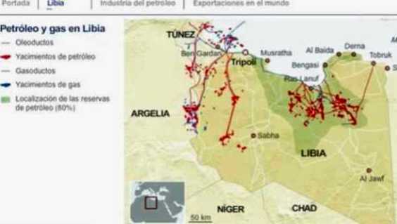 libia mapa energia