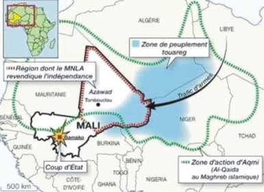 mali mapa region