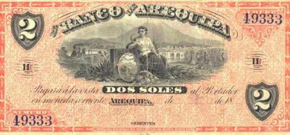 2 soles banco arequipa