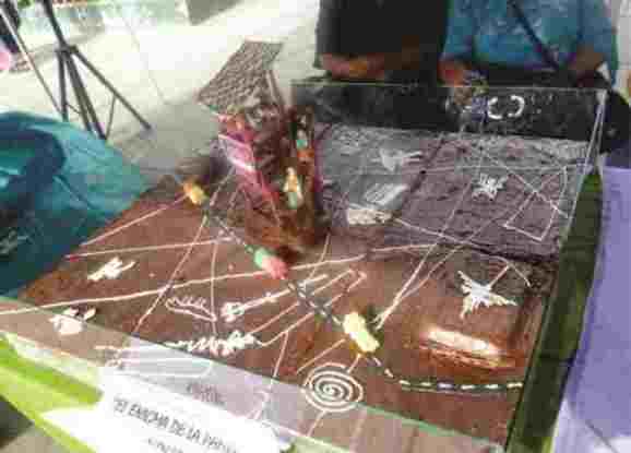 enigma de las lineas de nasca en chocolate