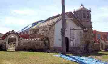 capilla San Pedro Challapampa restauracion
