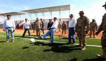 Humala cancha colegio militar Tacna