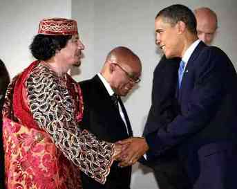 Kadafi Obama
