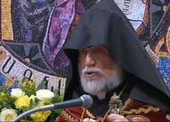 Karekin II en San Pedro