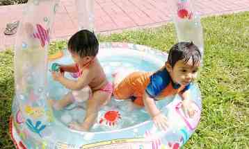 bebes poza plastico