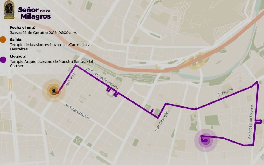 recorrido 18 oct 2028