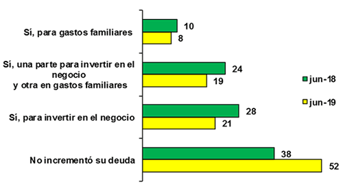 mype incremento deuda 2019