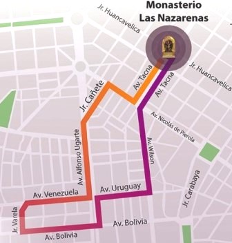 recorrido 28 octubre 2019