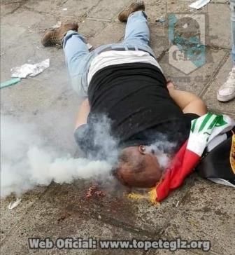 muerte lacrimogena cabeza nov 2019