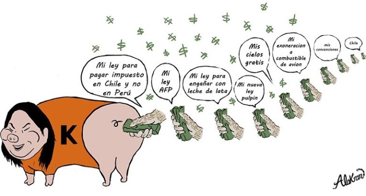 senora K dolares keiko fujimori corrupcion